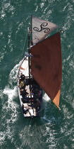 La Semaine du Golfe 2011. © Philip Plisson / Plisson La Trinité / AA27983 - Photo Galleries - Sloop sardine fishing boat