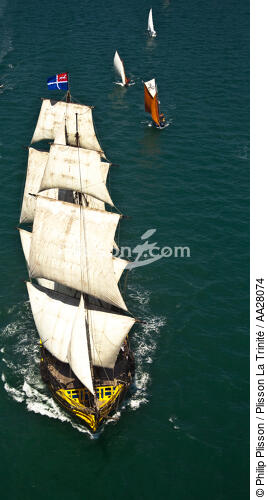 La Semaine du Golfe 2011. - © Philip Plisson / Plisson La Trinité / AA28074 - Photo Galleries - Three-masted frigate