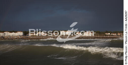 Jard-sur-mer - © Philip Plisson / Plisson La Trinité / AA28287 - Photo Galleries - Grey sky