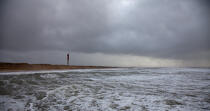 La Coubre beach © Philip Plisson / Plisson La Trinité / AA28532 - Photo Galleries - Stormy sky