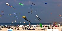 International Meetings of kites in Berck sur Mer [AT] © Philip Plisson / Plisson La Trinité / AA28587 - Photo Galleries - Town [62]