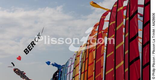 International Meetings of kites in Berck sur Mer [AT] - © Philip Plisson / Plisson La Trinité / AA28606 - Photo Galleries - Pas de Calais