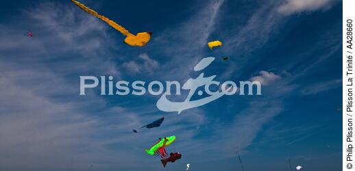 International Meetings of kites in Berck sur Mer [AT] - © Philip Plisson / Plisson La Trinité / AA28660 - Photo Galleries - Pas de Calais