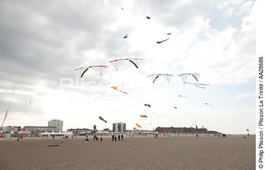 International Meetings of kites in Berck sur Mer [AT] - © Philip Plisson / Plisson La Trinité / AA28686 - Photo Galleries - Berck
