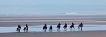 On the beach in Touquet © Philip Plisson / Plisson La Trinité / AA28792 - Photo Galleries - Horse