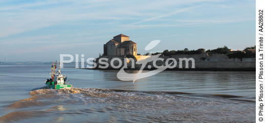 Talmont-sur-Gironde - © Philip Plisson / Plisson La Trinité / AA28802 - Nos reportages photos - Monument religieux