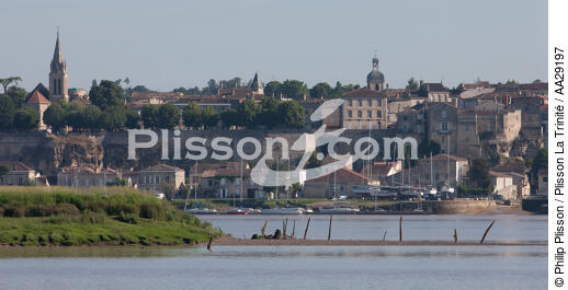 Bourg - © Philip Plisson / Plisson La Trinité / AA29197 - Nos reportages photos - De Royan à Bordeaux