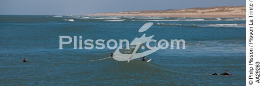 Lacanau - © Philip Plisson / Plisson La Trinité / AA29263 - Photo Galleries - Surfing