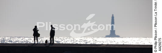 Phare de Cordouan depuis le Port du Verdon - © Philip Plisson / Plisson La Trinité / AA29275 - Nos reportages photos - Contre-jour