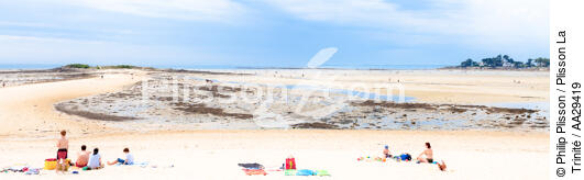 Men Du beach - © Philip Plisson / Plisson La Trinité / AA29419 - Photo Galleries - Beach