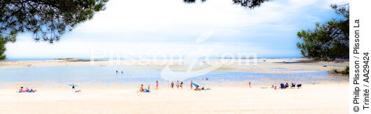 Men Du beach - © Philip Plisson / Plisson La Trinité / AA29424 - Photo Galleries - Beach