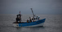 Pêche au Maigre dans l'estuaire de la Gironde © Philip Plisson / Plisson La Trinité / AA29587 - Nos reportages photos - Hydrologie