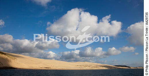 The dune du Pilat - © Philip Plisson / Plisson La Trinité / AA29735 - Photo Galleries - From Soulac to Capbreton