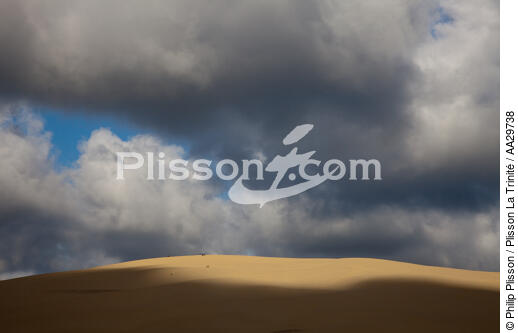 The dune du Pilat - © Philip Plisson / Plisson La Trinité / AA29738 - Photo Galleries - From Soulac to Capbreton