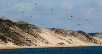 La dune du Pilat © Philip Plisson / Plisson La Trinité / AA29756 - Nos reportages photos - Sport non nautique