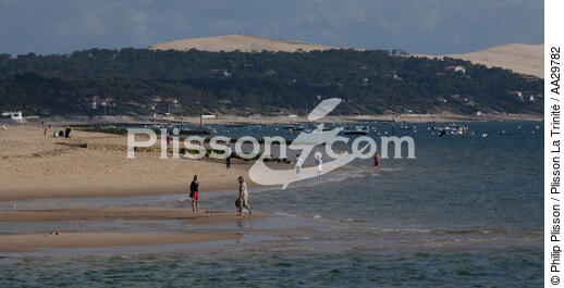 Pyla sur mer - © Philip Plisson / Plisson La Trinité / AA29782 - Photo Galleries - Gironde