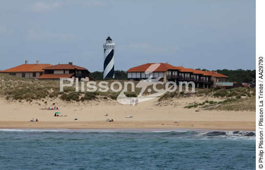 Contis plage - © Philip Plisson / Plisson La Trinité / AA29790 - Photo Galleries - Lighthouse [40]