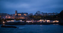 Biarritz © Philip Plisson / Plisson La Trinité / AA29814 - Nos reportages photos - Nuit