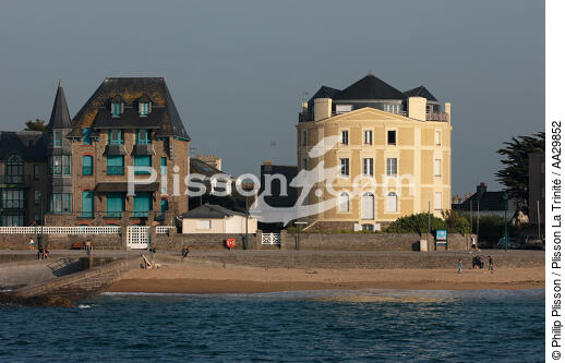 Habitation devant le Sillon à Saint-Malo. - © Philip Plisson / Plisson La Trinité / AA29852 - Nos reportages photos - Maison