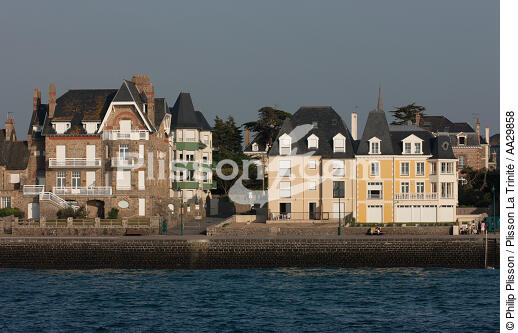 Habitation devant le Sillon à Saint-Malo. - © Philip Plisson / Plisson La Trinité / AA29858 - Nos reportages photos - Maison