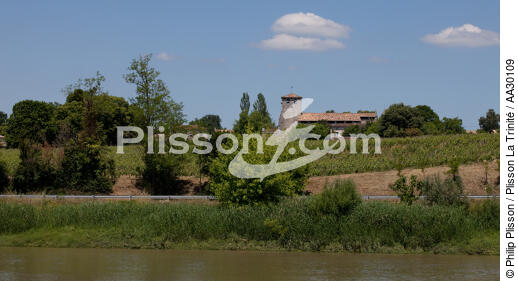 Sur la Dordogne - © Philip Plisson / Plisson La Trinité / AA30109 - Nos reportages photos - Rivière