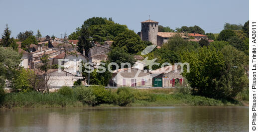 Sur la Dordogne - © Philip Plisson / Plisson La Trinité / AA30111 - Nos reportages photos - Dordogne