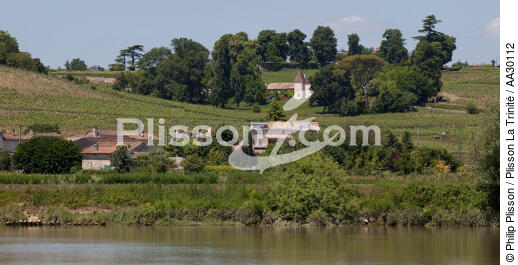 Sur la Dordogne - © Philip Plisson / Plisson La Trinité / AA30112 - Nos reportages photos - Aquitaine