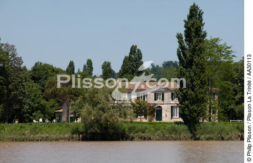 Sur la Dordogne - © Philip Plisson / Plisson La Trinité / AA30113 - Nos reportages photos - Dordogne