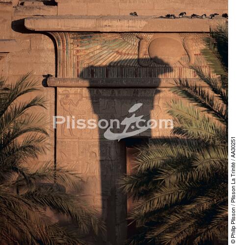 Médinet Habou - © Philip Plisson / Plisson La Trinité / AA30251 - Nos reportages photos - Egypte