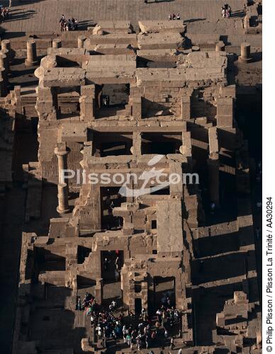 Le temple de Kom Ombo - © Philip Plisson / Plisson La Trinité / AA30294 - Nos reportages photos - L'Egypte vue du ciel