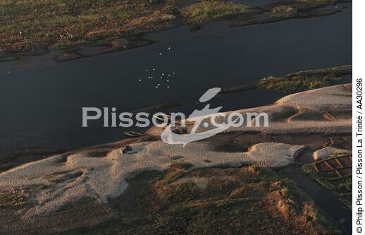 Banc de sable sur le Nil - © Philip Plisson / Plisson La Trinité / AA30296 - Nos reportages photos - L'Egypte vue du ciel