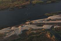 Banc de sable sur le Nil © Philip Plisson / Plisson La Trinité / AA30296 - Nos reportages photos - L'Egypte vue du ciel