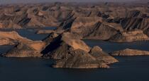 La basse Nubie, sous les eaux du lac Nasser © Philip Plisson / Plisson La Trinité / AA30310 - Nos reportages photos - Egypte