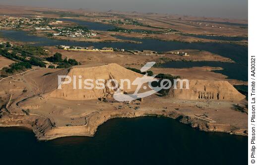 the temple of Abu Simbel - © Philip Plisson / Plisson La Trinité / AA30321 - Photo Galleries - Egypt from above