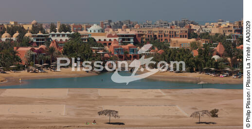 El Gouna en Egypte - © Philip Plisson / Plisson La Trinité / AA30329 - Nos reportages photos - L'Egypte vue du ciel