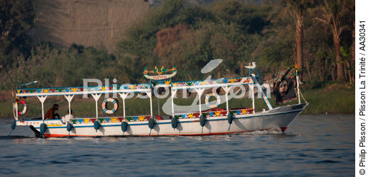 Sur le Nil. - © Philip Plisson / Plisson La Trinité / AA30341 - Nos reportages photos - Hydrologie