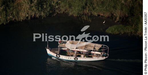 On Nile river. - © Philip Plisson / Plisson La Trinité / AA30357 - Photo Galleries - Nile [The]