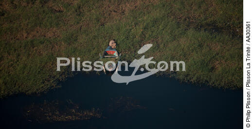 Sur le Nil. - © Philip Plisson / Plisson La Trinité / AA30361 - Nos reportages photos - L'Egypte vue du ciel