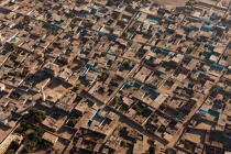 Village sur les rives du Nil © Philip Plisson / Plisson La Trinité / AA30370 - Nos reportages photos - L'Egypte vue du ciel