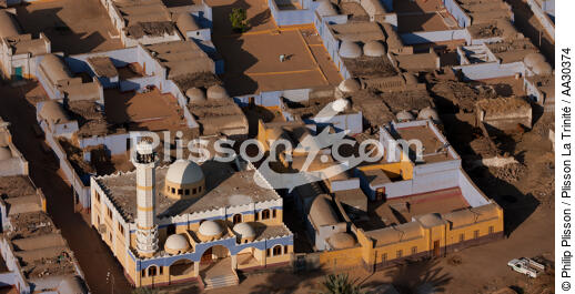 Village on the banks of the Nile - © Philip Plisson / Plisson La Trinité / AA30374 - Photo Galleries - Egypt from above