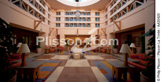 Hotel in El Gouna in Egypt. - © Philip Plisson / Plisson La Trinité / AA30420 - Photo Galleries - Hotel