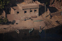 On the banks of the Nile. © Philip Plisson / Plisson La Trinité / AA30438 - Photo Galleries - Egypt from above