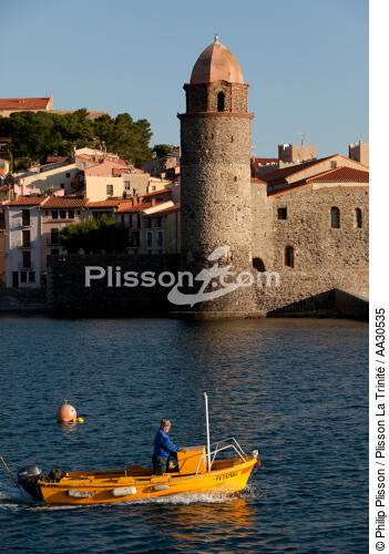 Collioure - © Philip Plisson / Plisson La Trinité / AA30535 - Nos reportages photos - Barque