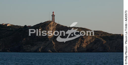 Le phare du Cap Béar à Port-Vendres - © Philip Plisson / Plisson La Trinité / AA30573 - Nos reportages photos - Pyrénées Orientales