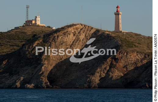 Cap Béar lighthouse in Port-Vendres - © Philip Plisson / Plisson La Trinité / AA30574 - Photo Galleries - Site of interest [60]