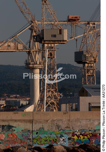 La Ciotat - © Philip Plisson / Plisson La Trinité / AA31270 - Photo Galleries - Shipyards