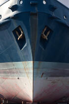 stem in the port of La Ciotat © Philip Plisson / Plisson La Trinité / AA31271 - Photo Galleries - Elements of boat