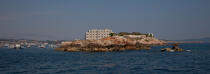 L'île de Bendor devant Bandol © Philip Plisson / Plisson La Trinité / AA31398 - Nos reportages photos - De Marseille à Hyères
