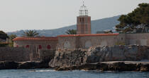 L'île de Bendor devant Bandol © Philip Plisson / Plisson La Trinité / AA31407 - Nos reportages photos - De Marseille à Hyères