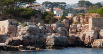 L'île de Bendor devant Bandol © Philip Plisson / Plisson La Trinité / AA31408 - Nos reportages photos - De Marseille à Hyères